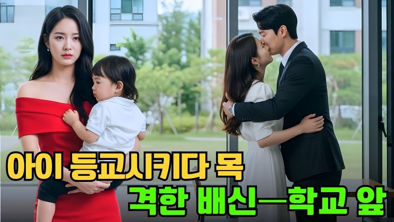 아이 등교시키다 목격한 배신—학교 앞 카페에서 남편과 그녀! 그녀는 웃으며 복수했다 #한국드라마 #ceo로맨스 #ceo