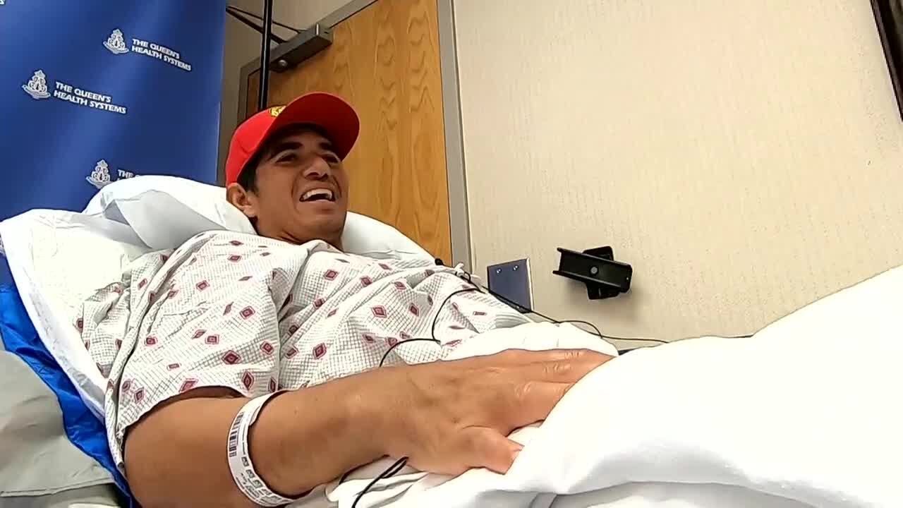 Kauai lifeguard bit by a shark shares harrowing fight for life
