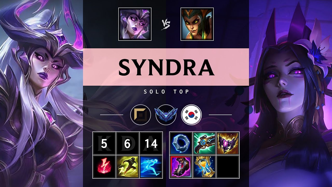 Syndra Top vs Cassiopeia - KR Diamond Patch 25.19