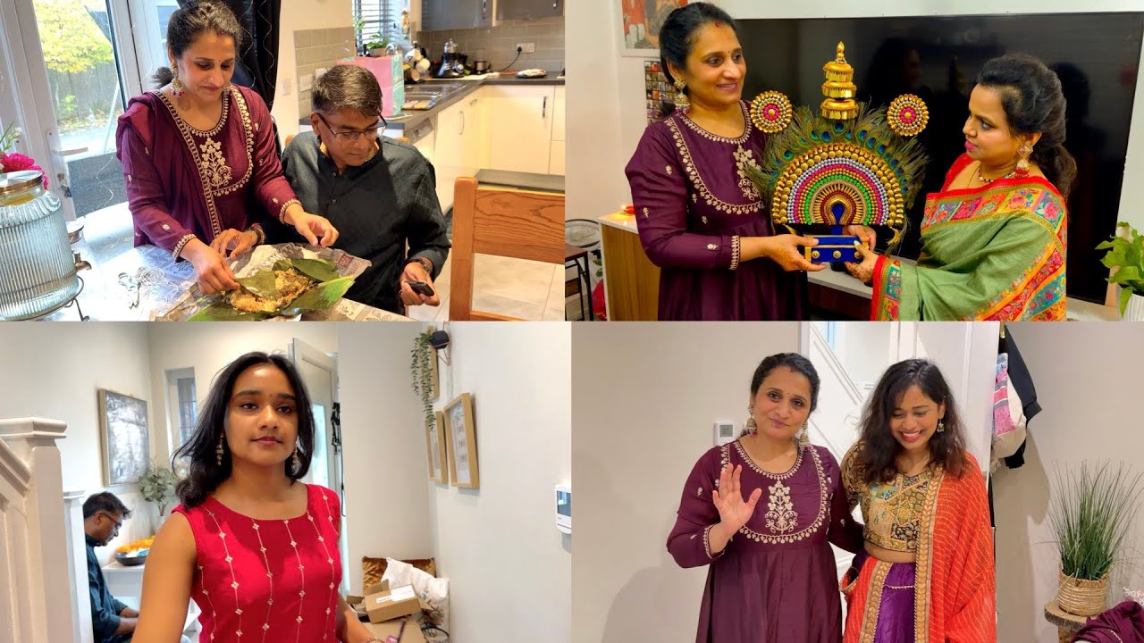 Diwali celebrations abroad (2025) | Pothichoru | Mehendi | Diwali Gift