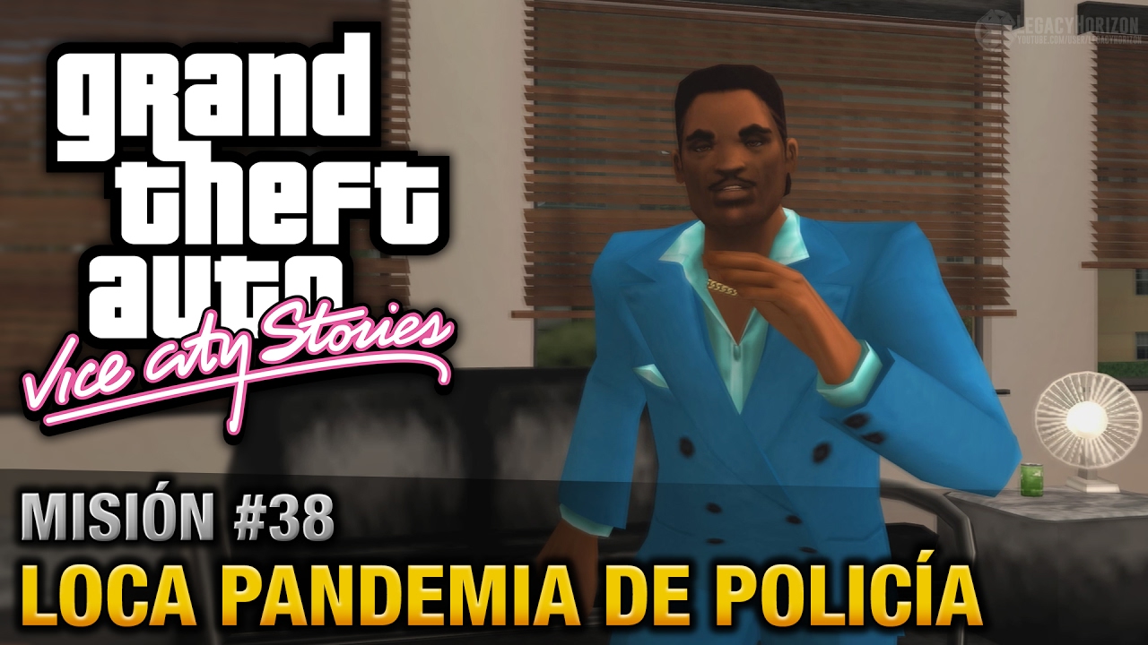 GTA Vice City Stories - Misión #38 - Loca pandemia de policía (Español/Sin Comentario - PCSX2)