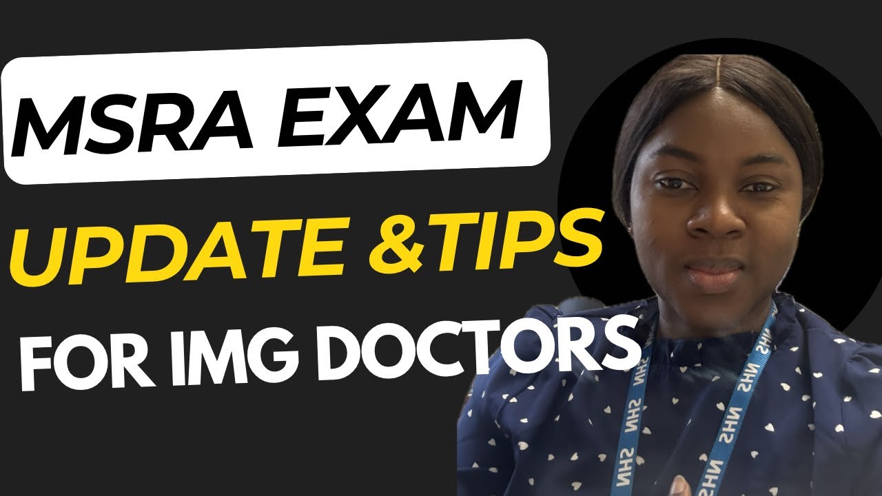 MSRA Exam TIPS I Wish I Knew as an IMG Doctor
