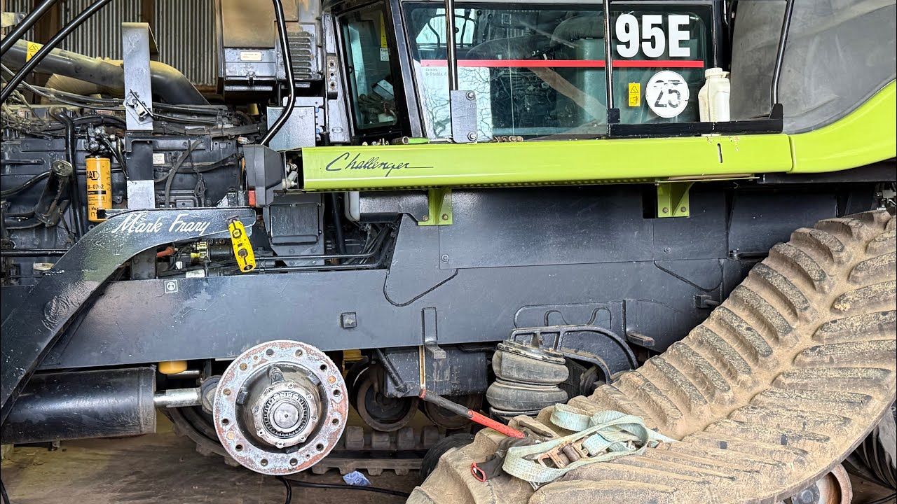 FITTING A NEW BEARING ON THE CHALLENGER- RADLEY HAS GRAIN IN HIS PANTS 🤣