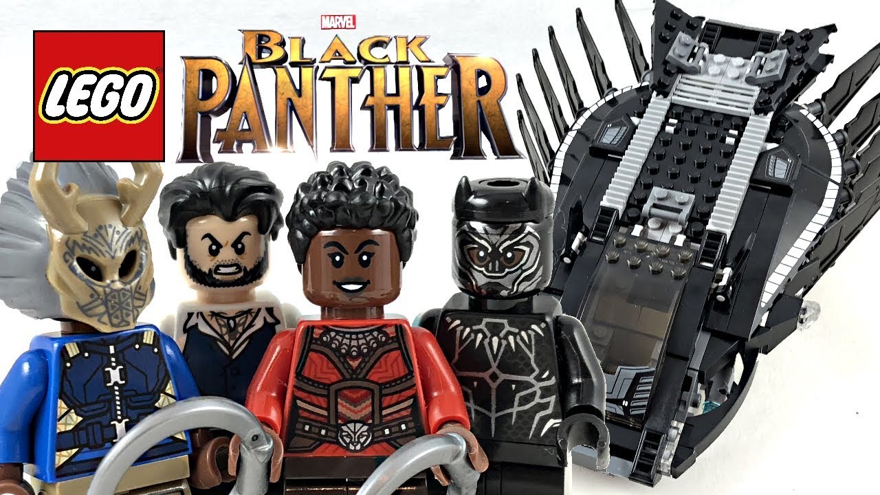 LEGO Black Panther Royal Talon Fighter Attack review! 2018 set 76100!