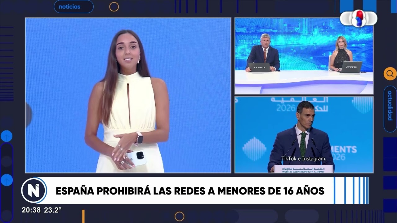 ESPAÑA PROHIBIRÁ LAS REDES A MENORES DE 16 AÑOS