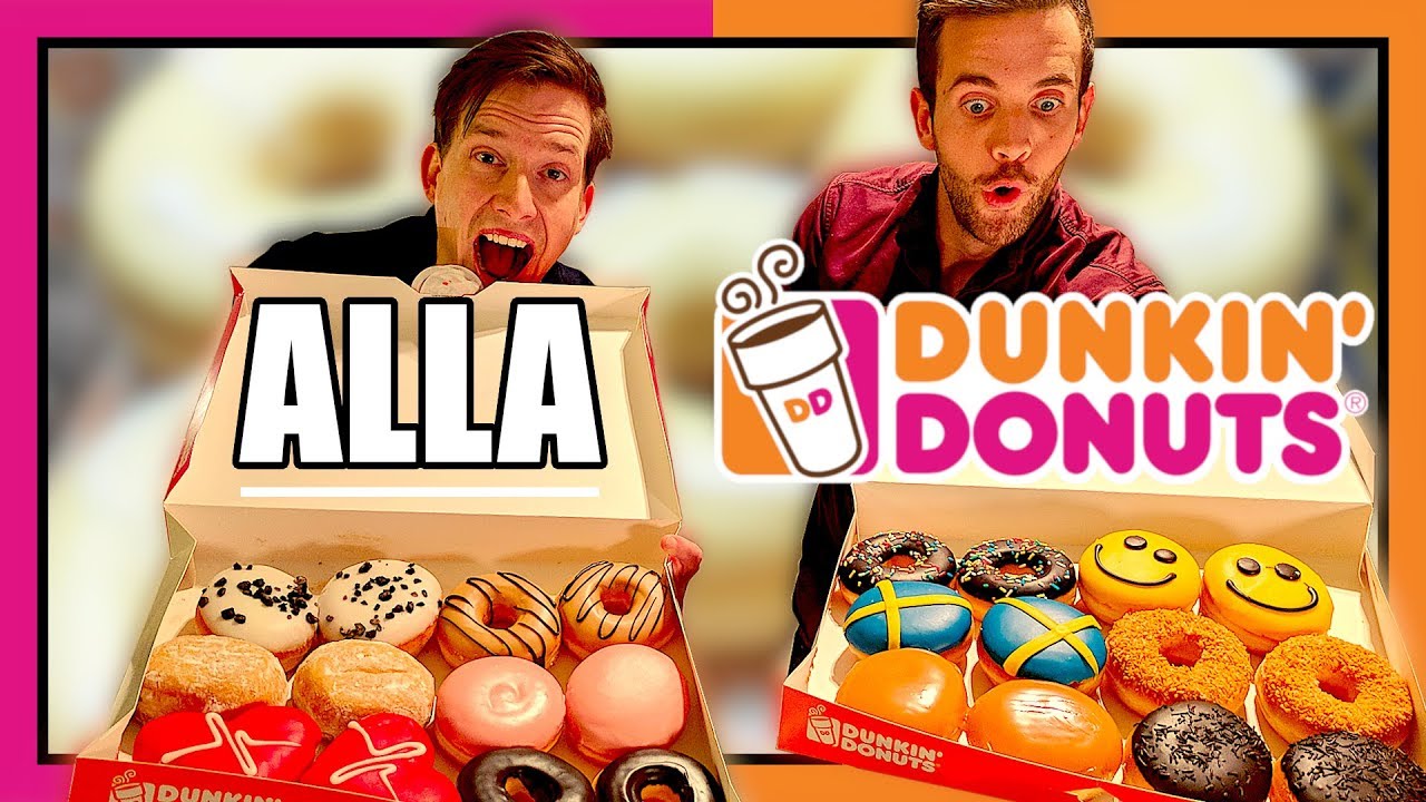 Kan vi äta ALLT på Dunkin Donuts meny?