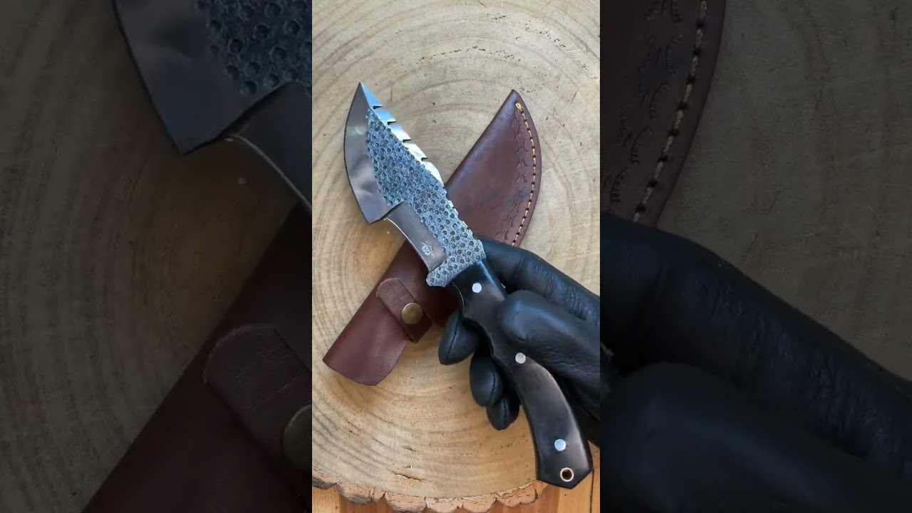 Handmade Tracker Knife #usa #youtube #Texas #axe #youtubeshorts #hunting #shorts