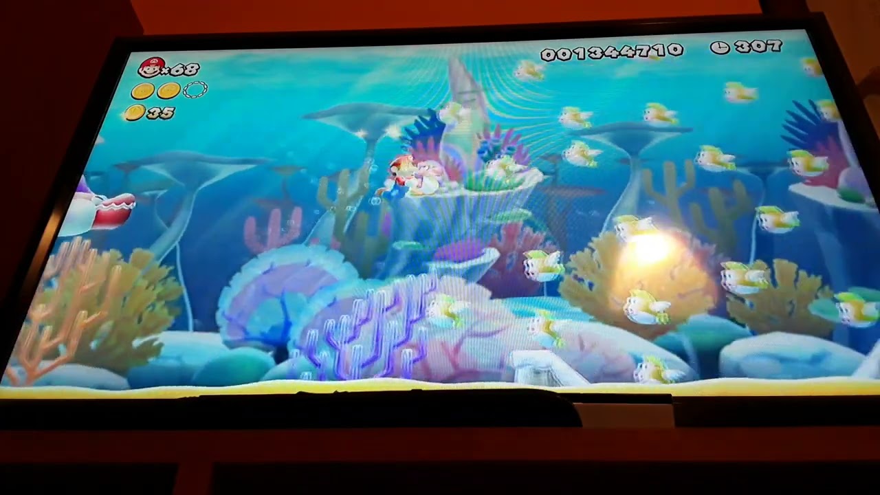 New super Mario bros U parte 6 Il Castello torpediniere di Larry