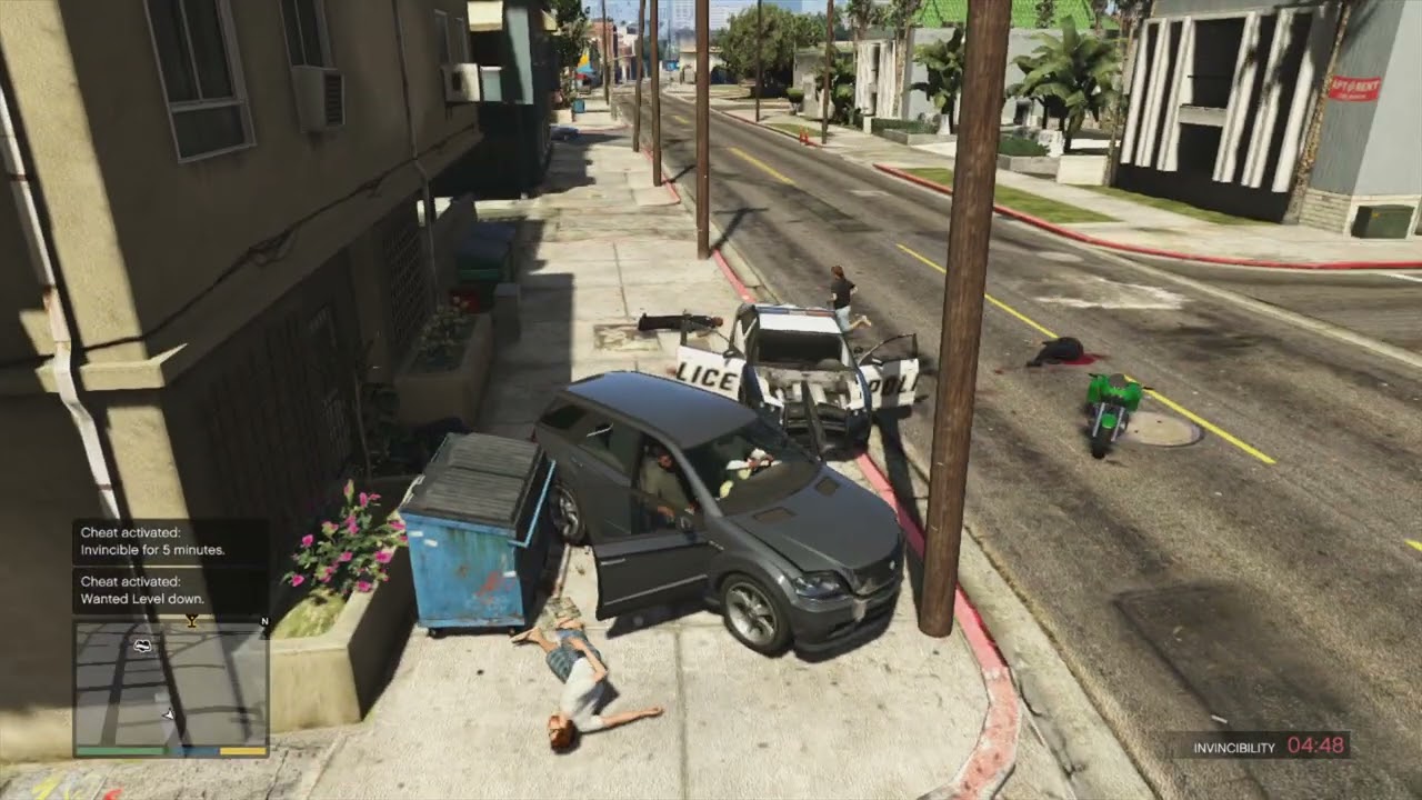 GTA V Police Chase and Kills NPC and gets shot part 32