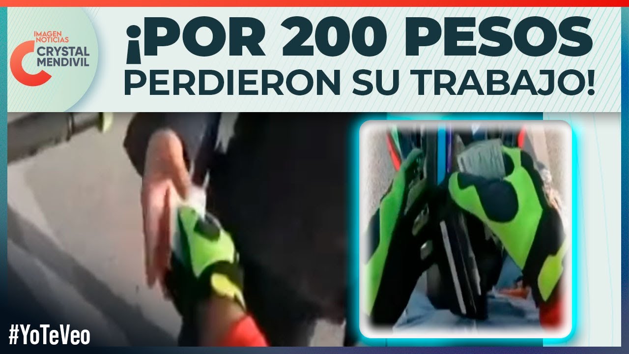 Policías son evidenciados pidiendo mordida en Escobedo, Nuevo León | Noticias con Crystal Mendivil