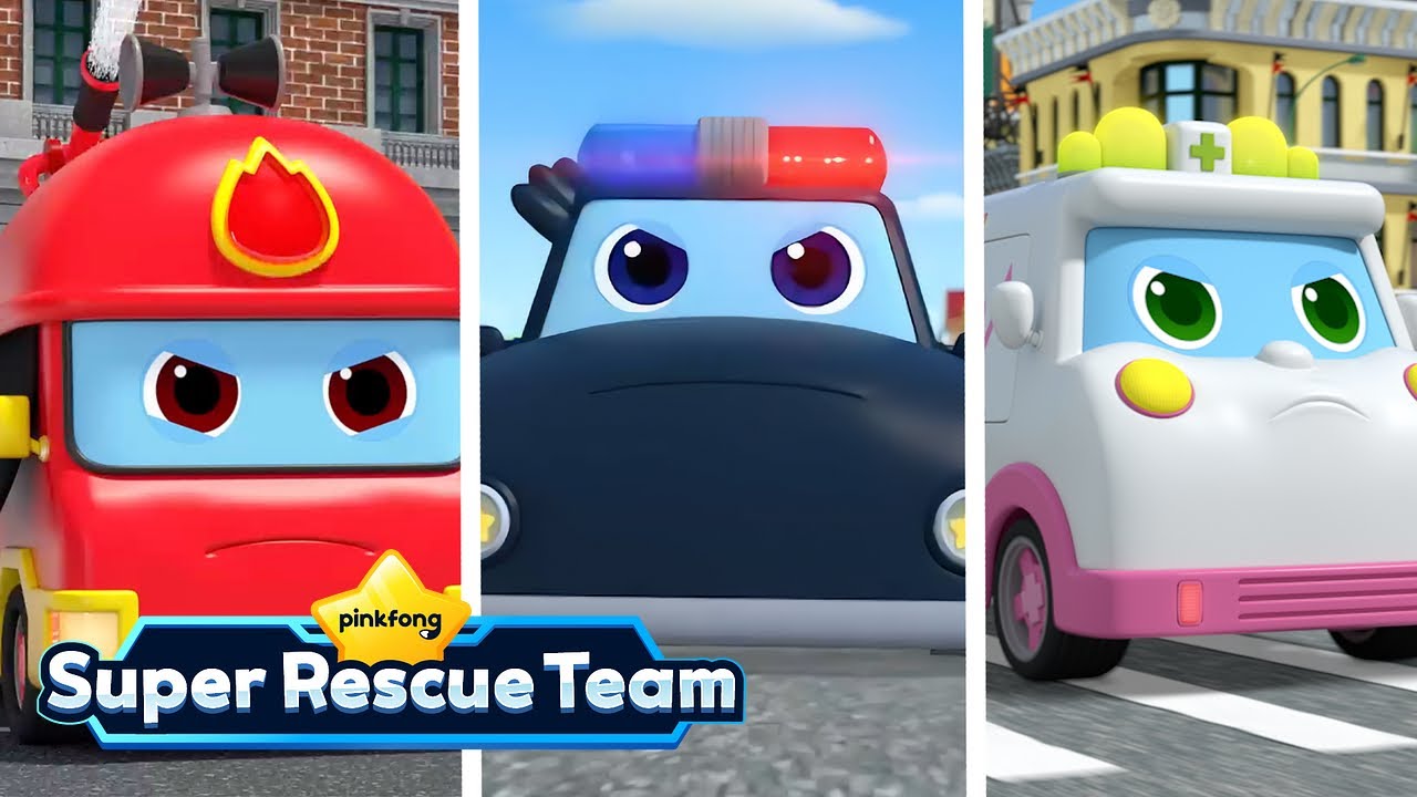 [BEST] 🚓 Police Car + 🚒 Fire Truck + 🚑 Ambulance｜Car Cartoons and Songs｜Pinkfong Super Rescue Team
