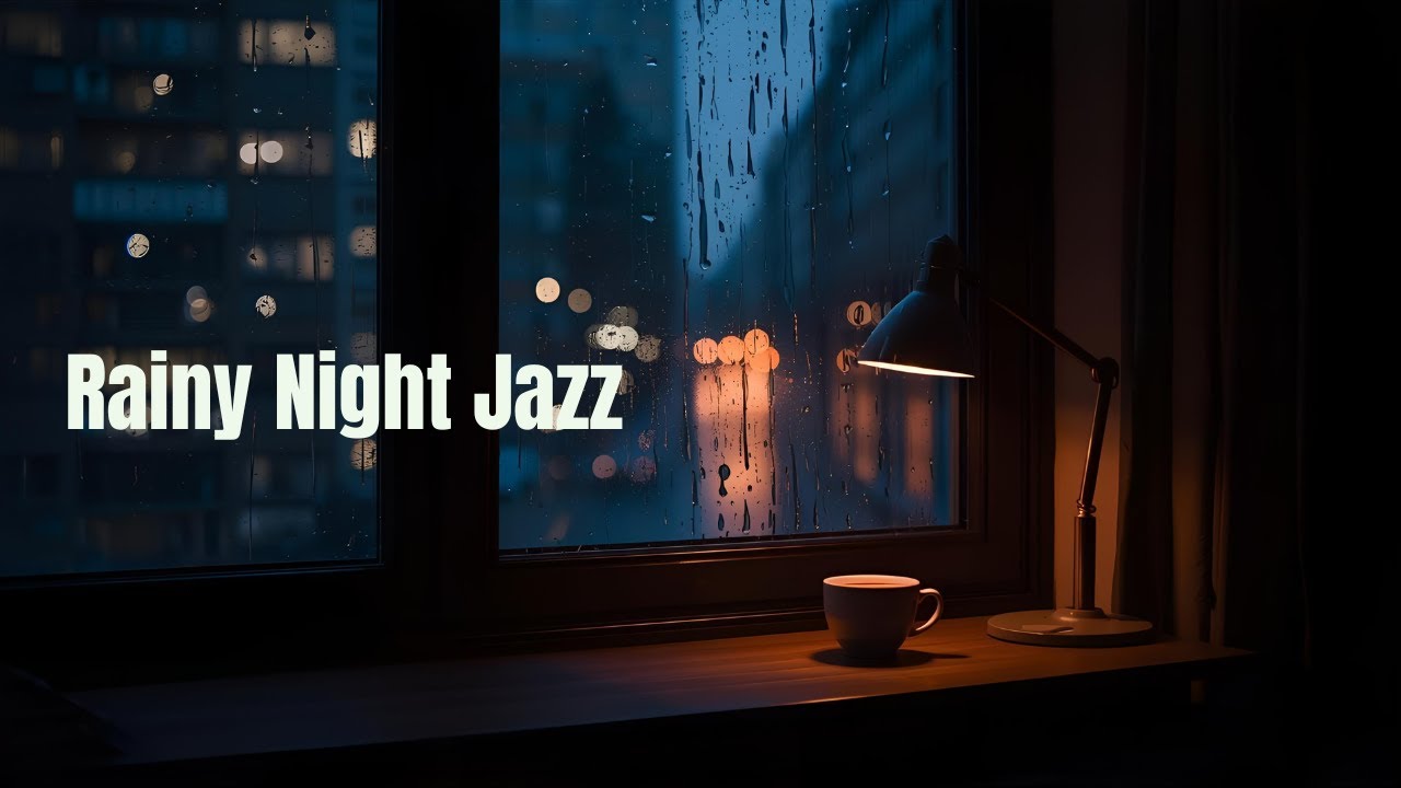 Rainy Night Jazz – Calm Piano & Smooth Sax for Relax & Study (2 Hours)