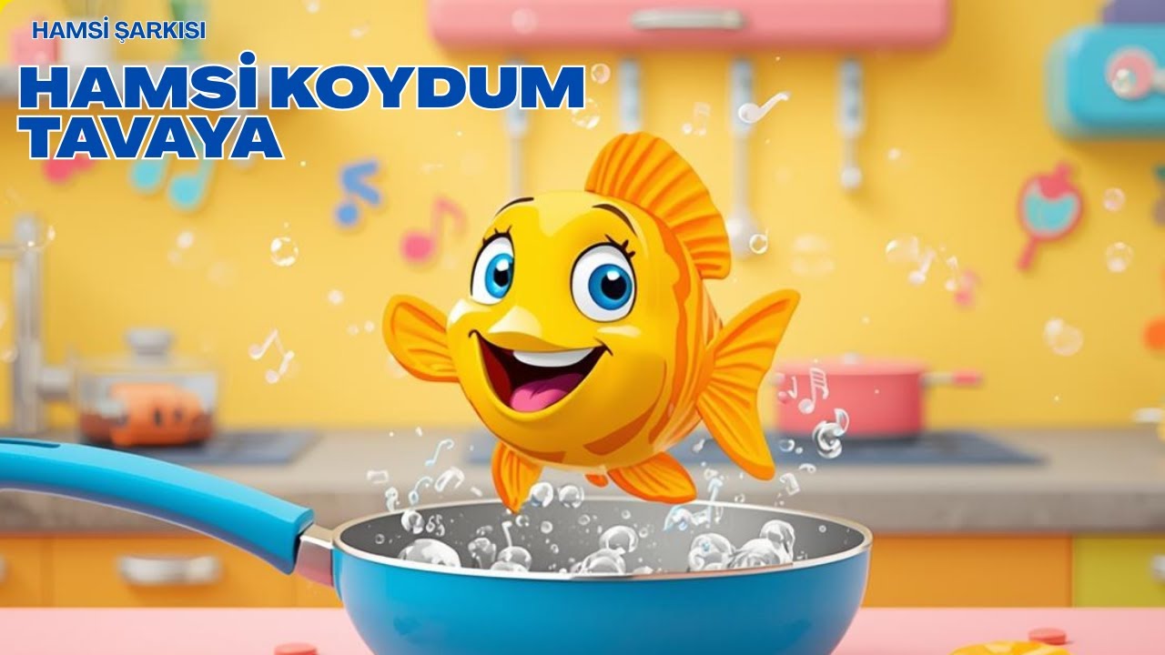 HAMSİ KOYDUM TAVAYA-ÇOCUK EĞLENCELİ VİDEOLAR-#çizgifilm