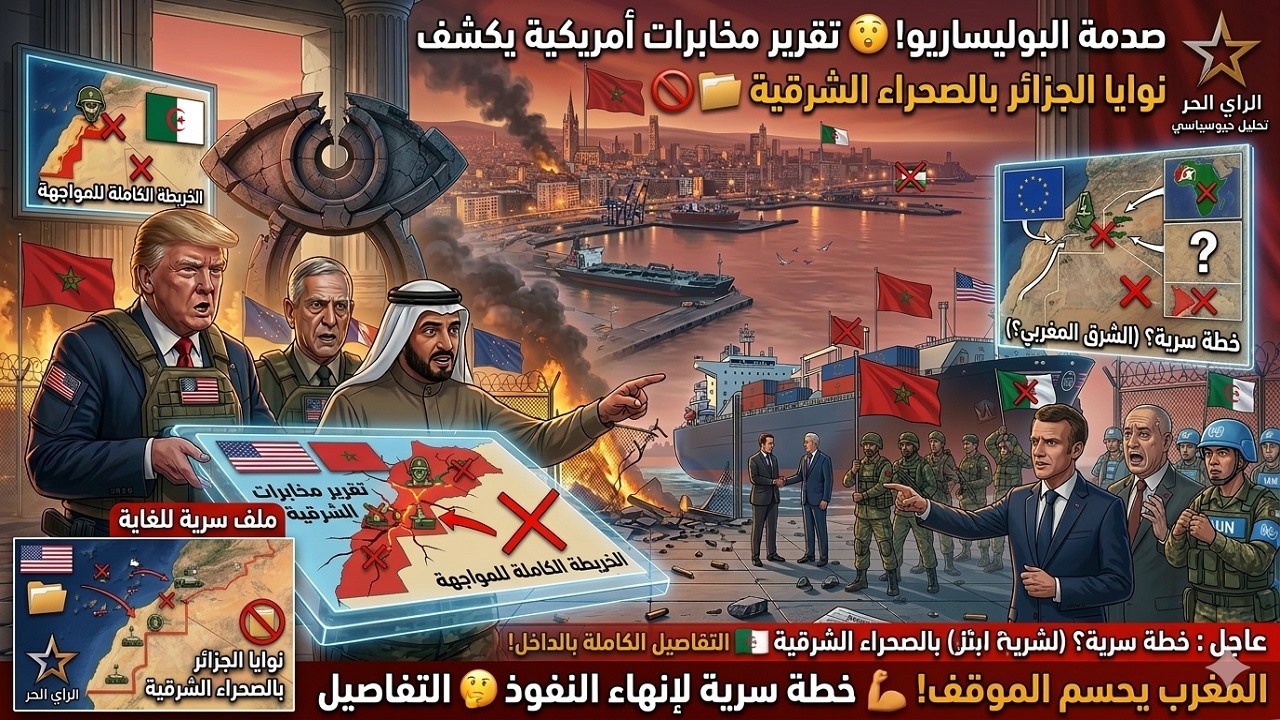 صدمة البوليساريو: تقرير مخابرات امريكية تكشف نواية الجزائر بالصحراء الشرقية