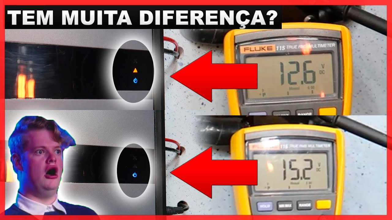 O que acontece quando FALTA ALIMENTAÇÃO? - Diferença do SOM TOCANDO entre 12,6V e a 15V