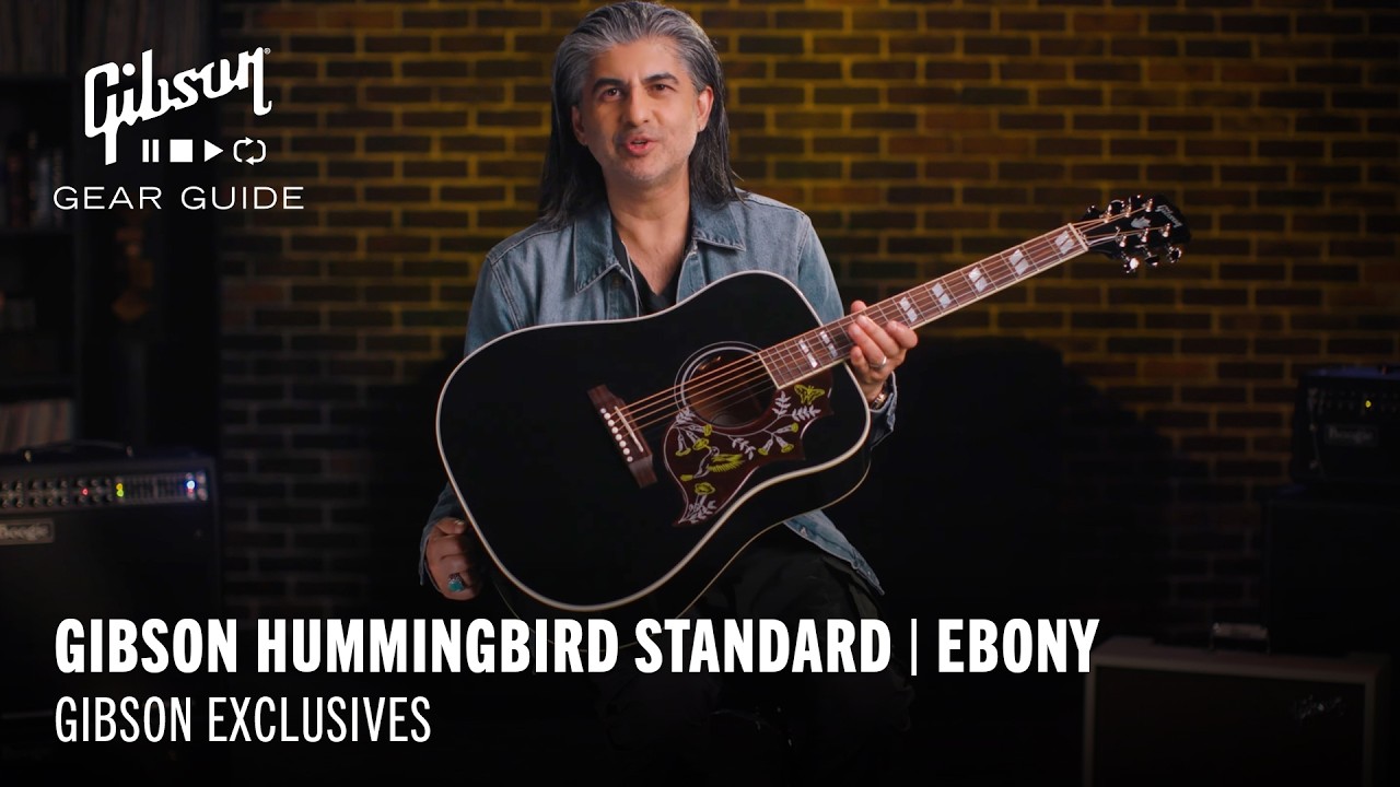 Gibson EXCLUSIVE Hummingbird Standard - Ebony