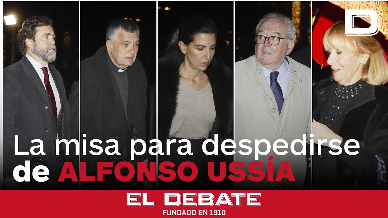 Personalidades, amigos y familiares despiden a Alfonso Ussía en una multitudinaria misa en Madrid