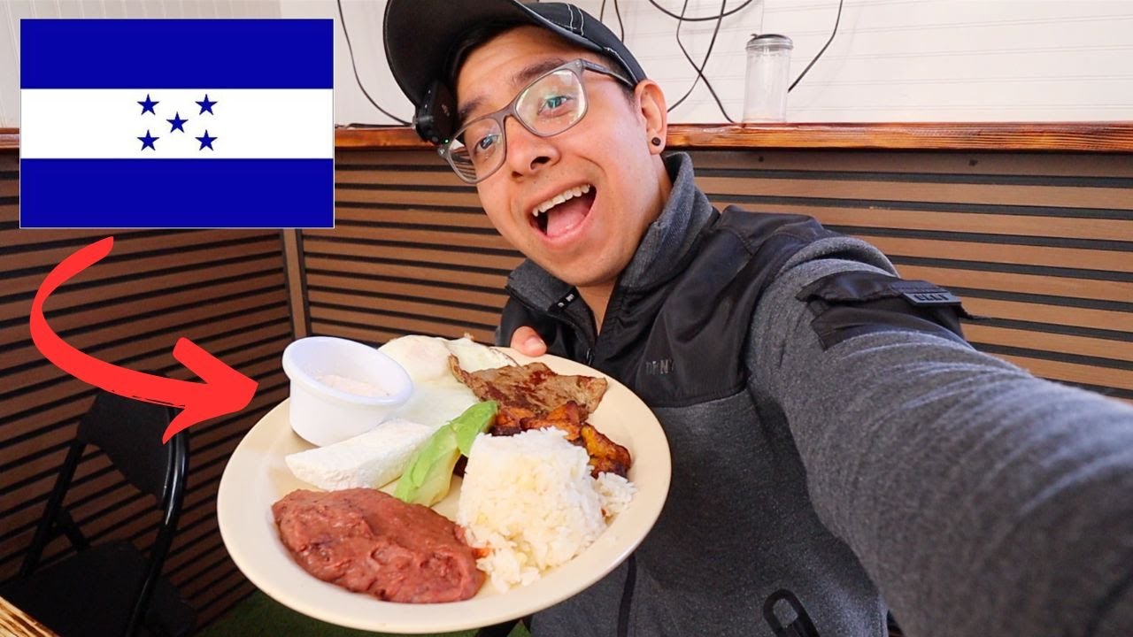 Mexicano prueba COMIDA HONDUREÑA por PRIMERA VEZ