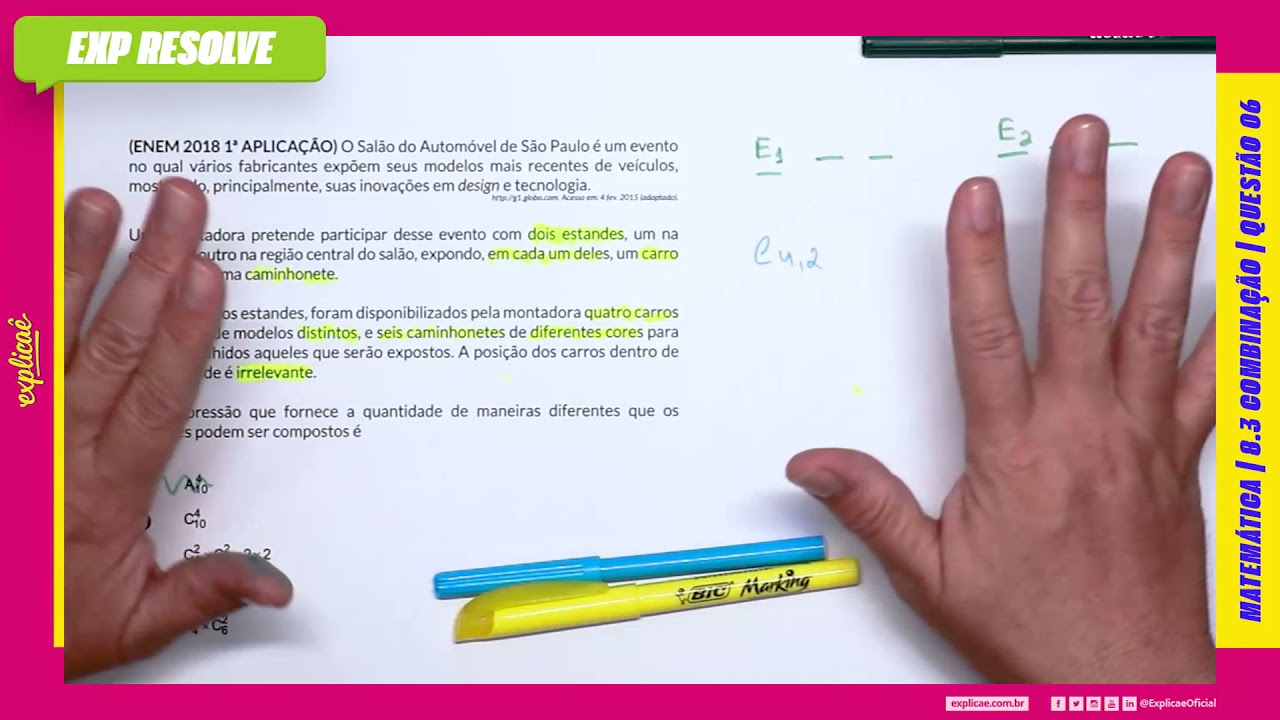 O SALÃO DO AUTOMÓVEL DE SÃO PAULO É UM EVENTO NO QUAL VÁRIOS FABRICANTES(...)| COMBINAÇÃO