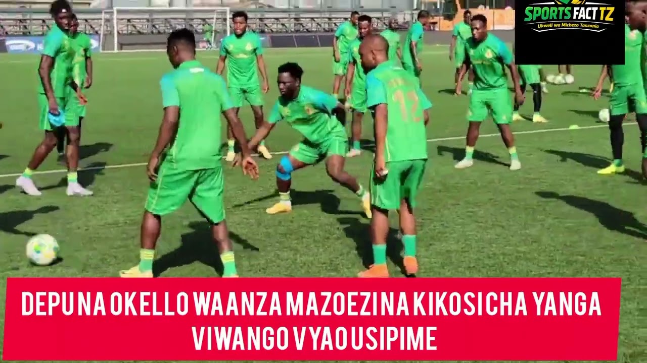 BALAA LA WACHEZAJI WAPYA YANGA MAZOEZIN NI OKELLO N DEPU WAFANYA BALAA/KOCHA AFURAHISHWA NA VIWANGO 