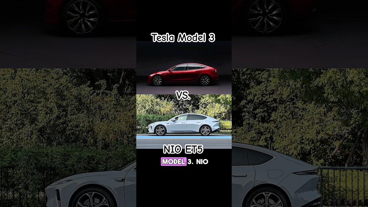 Tesla Model 3 vs NIO ET5 &ndash; podobna cena, zupełnie inne podejście do wnętrza i technologii.