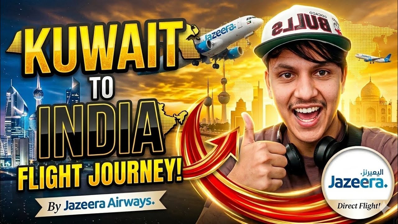 My travel journey KUWAIT to India by Jazeera Airways✈️#traveling #kuwait #india #journey #worldwide