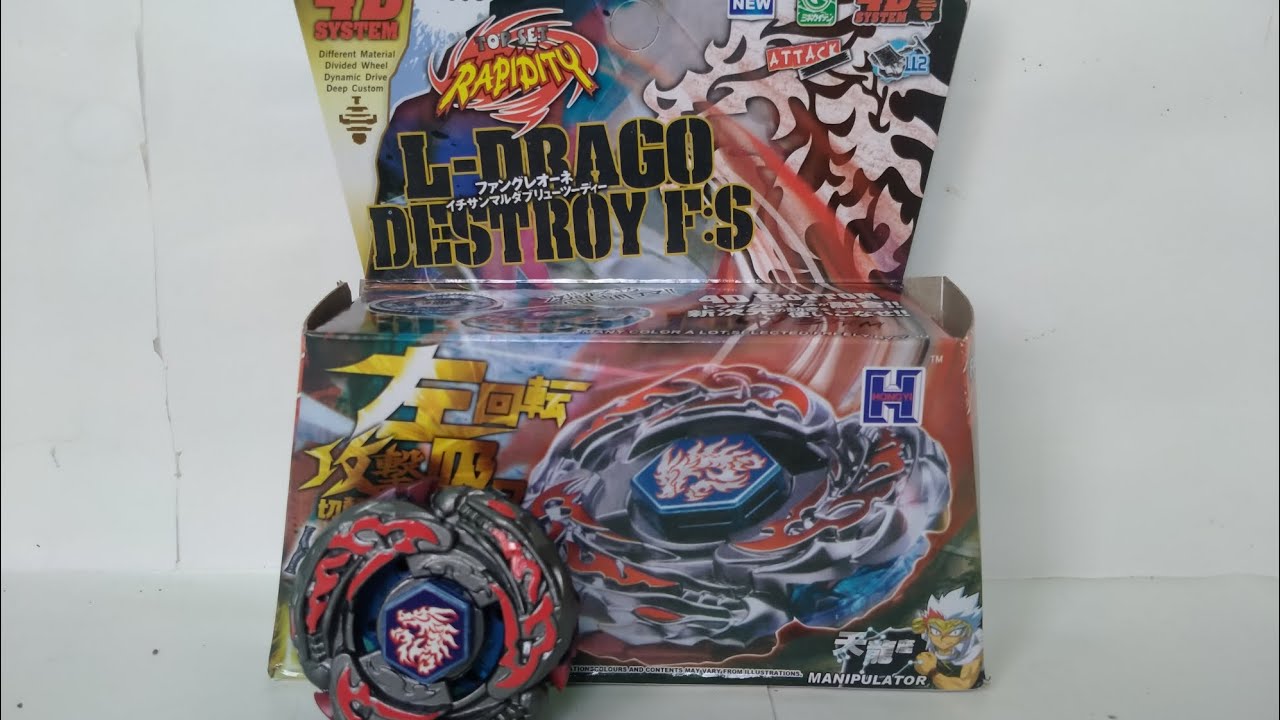 Con quay (Beyblade Metal Fury): L-Drago Destroy (hàng  fake)