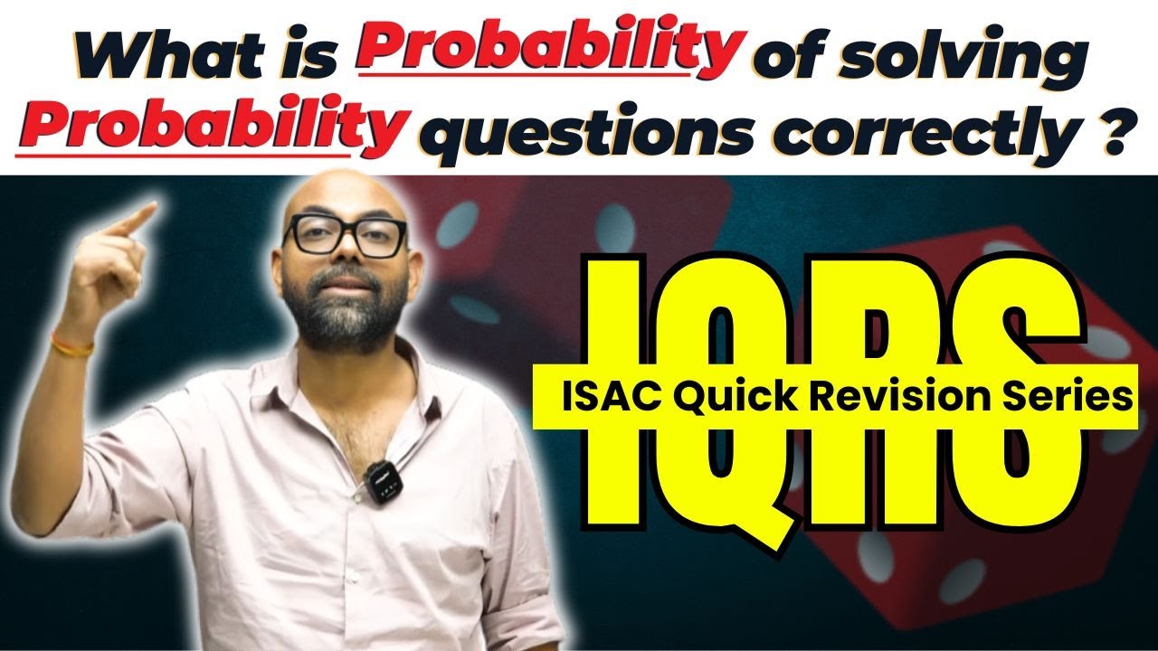 JEE Mains 2024 : ISAC Quick Revision Series | Math | Probability | NMS sir | PR Sir