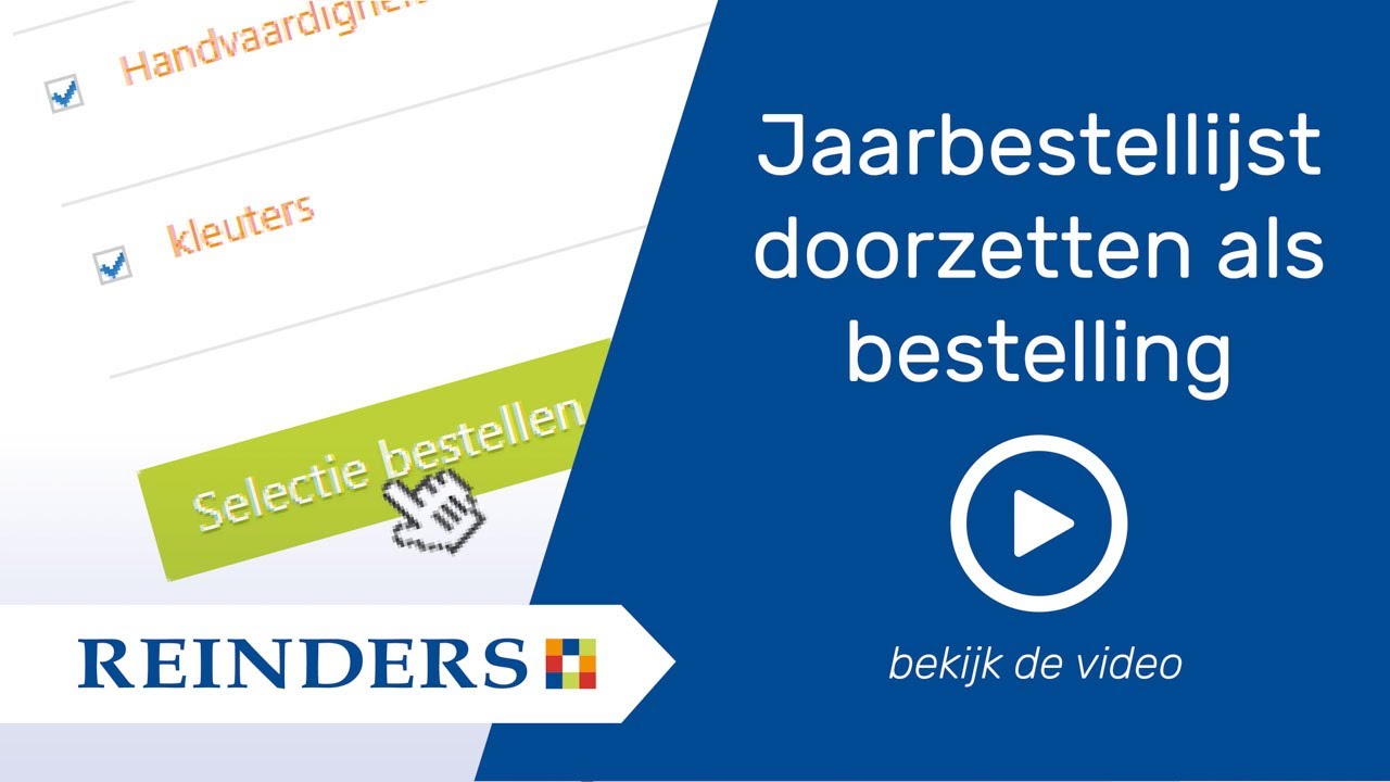 Jaarbestelling plaatsen als bestelling | Reinders Oisterwijk