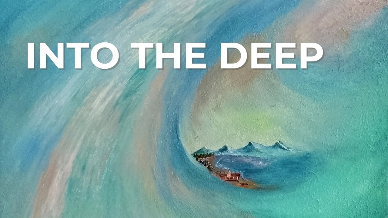 Into the Deep | A Painting About Surrender, Longing, and Inner Truth