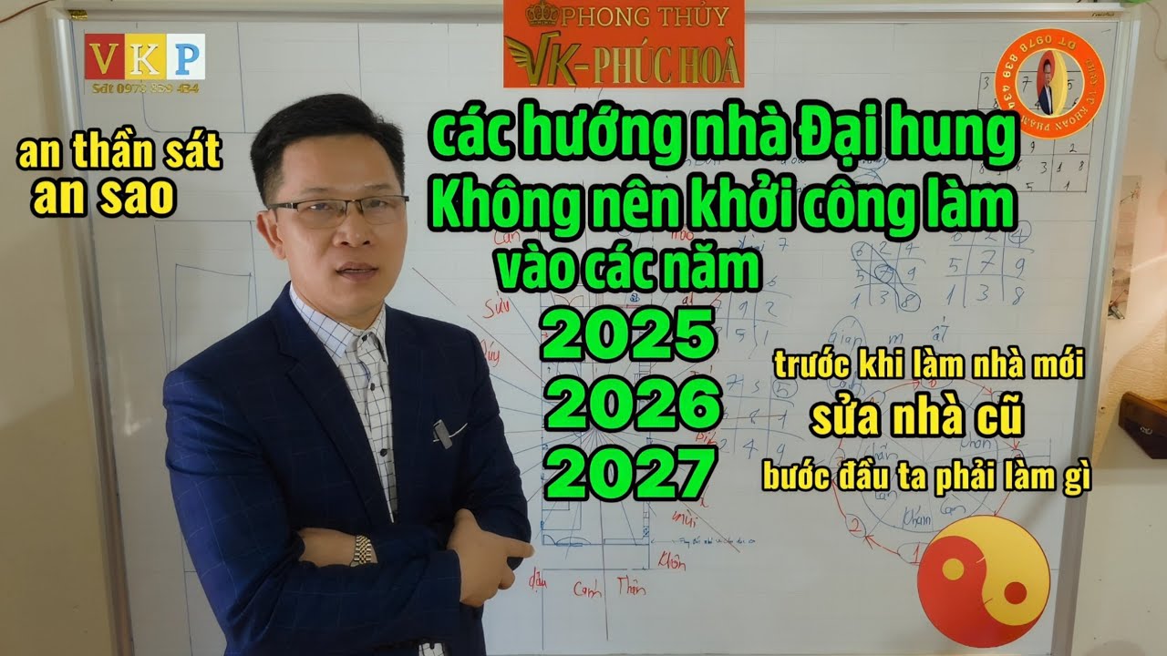 sửa nhà cũ / làm nhà mới-2025- 2026 - 2027 .an thần sát/ an sao trước khi sửa nhà cũ / làm nhà mới