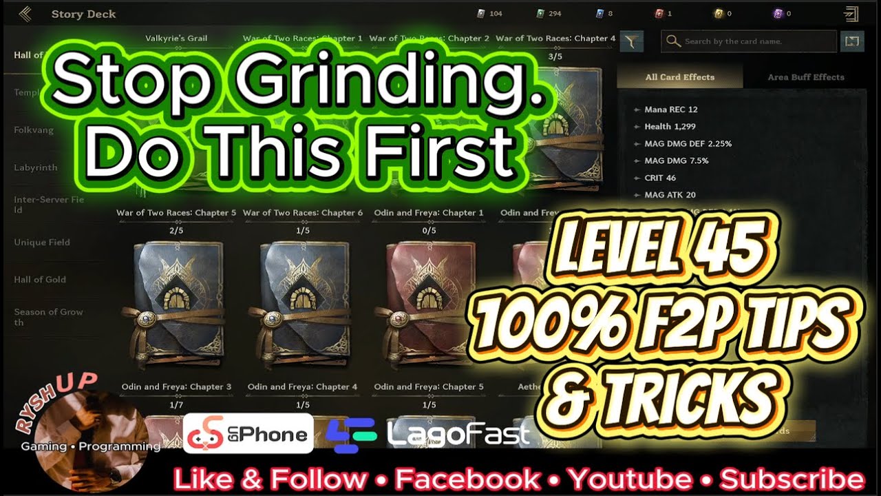 Legend of Ymir: Level 45 Ultimate 100% F2P Tips & Tricks - Stop-Farm-Grind