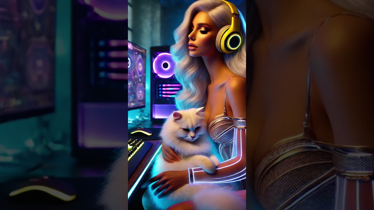 Gorgeous Gamer in Action: Missing Only You! 