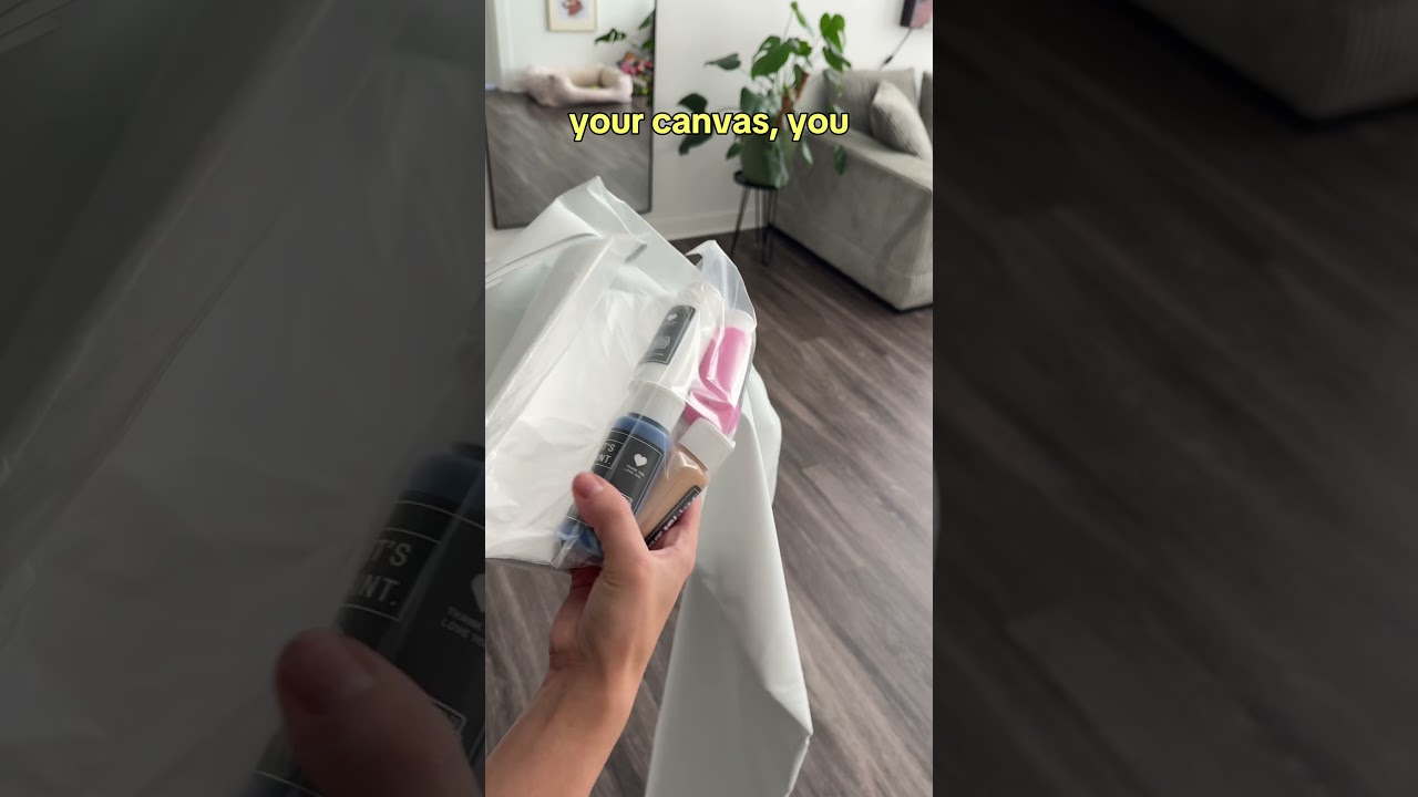 Best Date Night Idea at Home ❤️ | DIY Couples Art Kit #painting #datenight #dateideas #diy