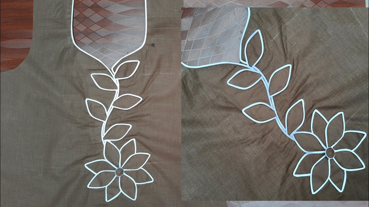 New Neck Design Simple and Easy for Kurti/Suit Cutting and Stitching