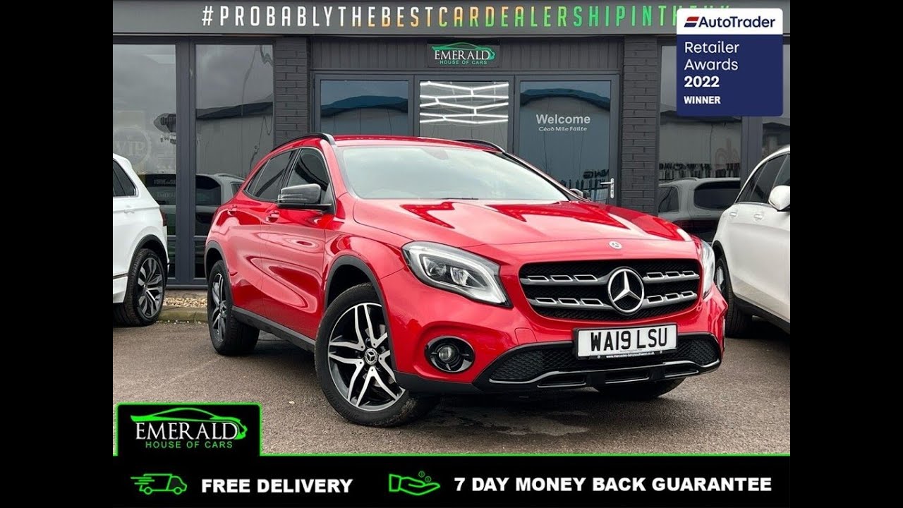 2019 19 MERCEDES-BENZ GLA-CLASS 1.6 GLA 180 URBAN EDITION 5D WA19LSU