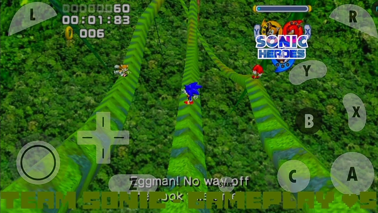 [Dolphin Emulador 50FPS] Sonic Heroes (Team Sonic - GAMEPLAY #5)