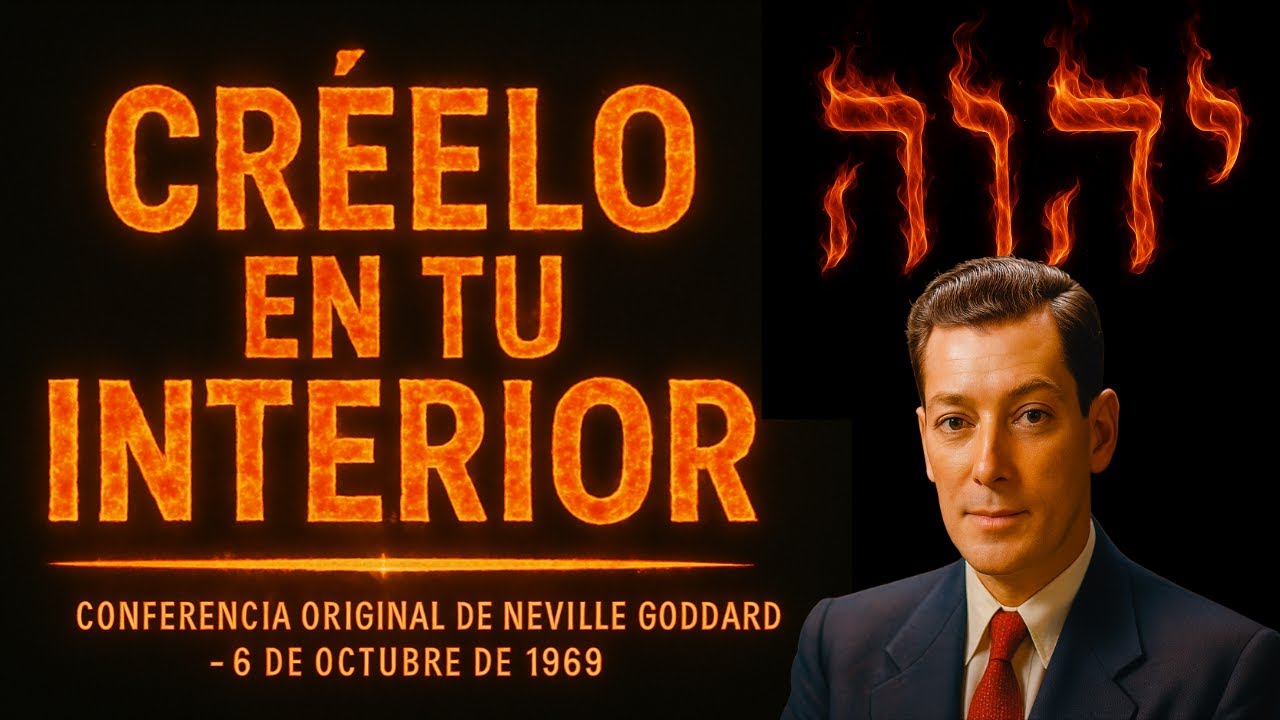 CRÉELO EN TU INTERIOR | CONFERENCIA ORIGINAL DE NEVILLE GODDARD - 6 DE OCTUBRE DE 1969