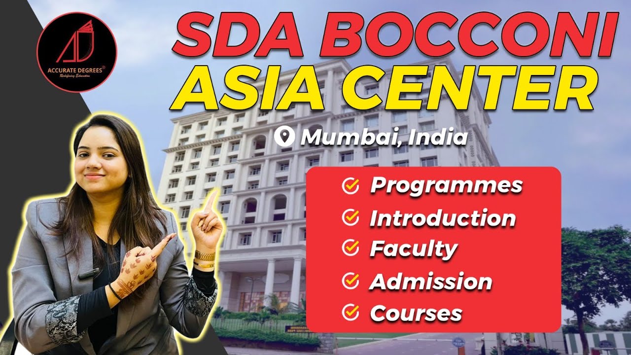 SDA Bocconi Asia Center Explained | Global MBA in India | Review & Fees Explained