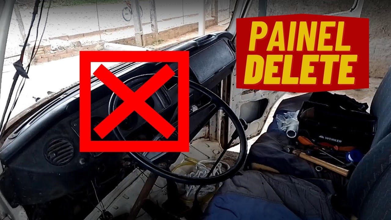 COMO RETIRAR O PAINEL DA KOMBI | Retirando o painel da kombinha | Reforma EP 04.