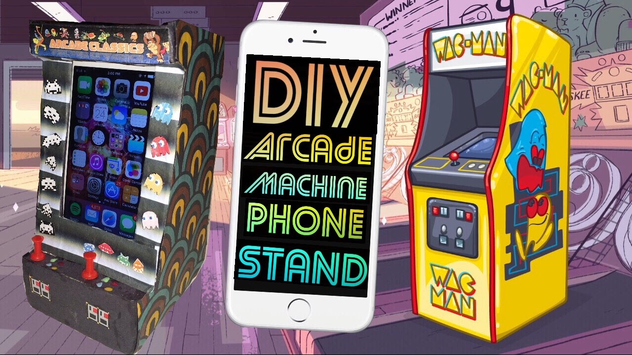 DIY Arcade Machine Phone Stand