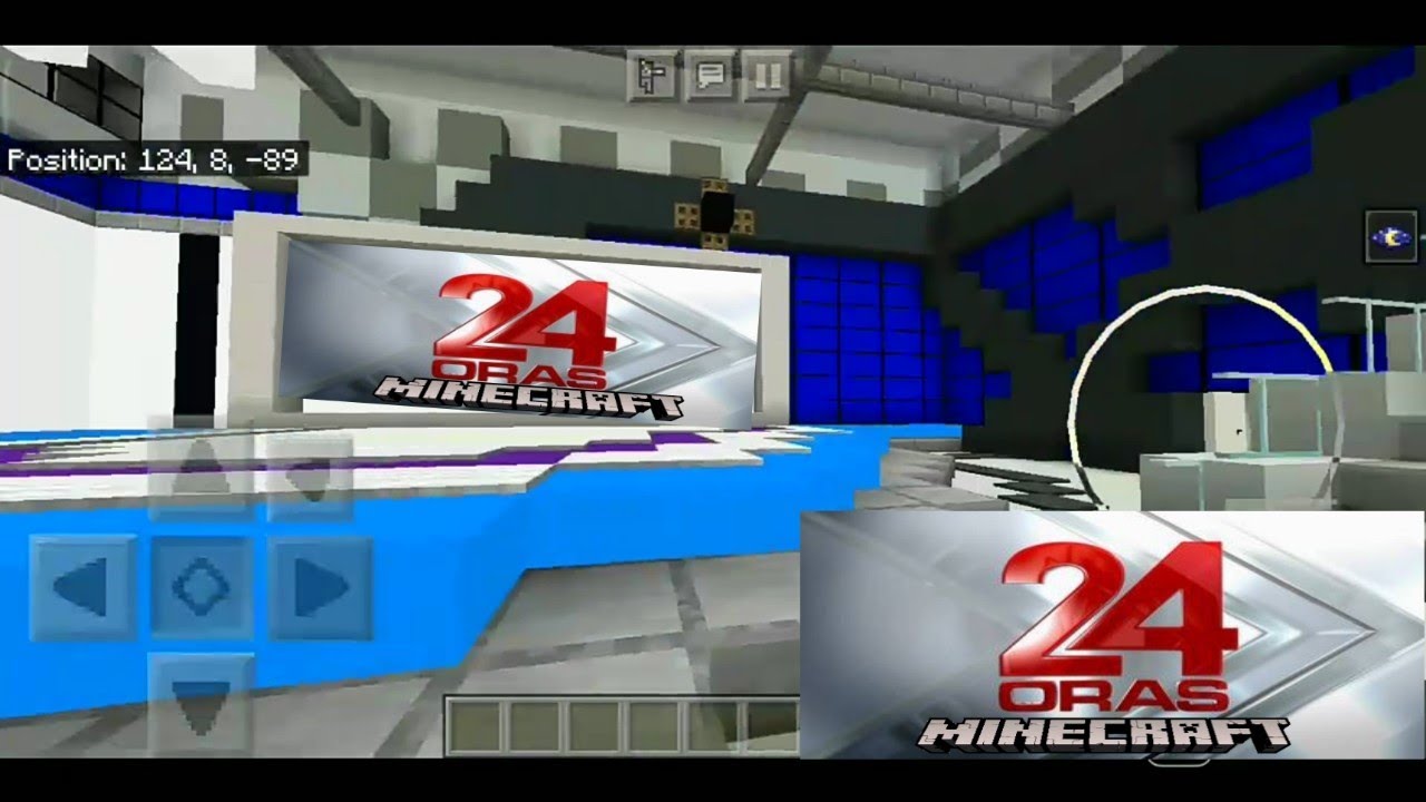 GMA Network Center New 24 ORAS Studio 5 in Minecraft Version
