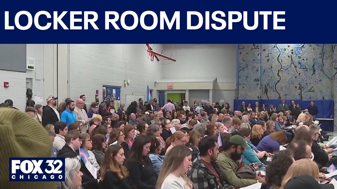 Crowd packs Deerfield school board meeting amid transgender locker room dispute
