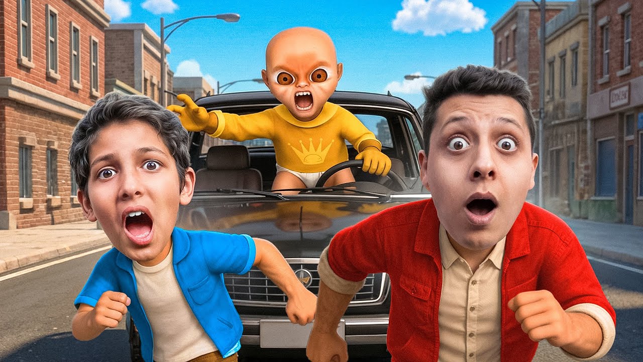 الطفل الشرير بده يدعسنا 😱💔| THE BABY IN YELLOW