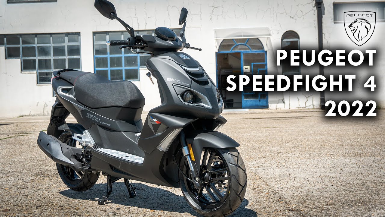 2022 Peugeot SpeedFight 50 Scooter Walkaround, Starting Sound, All Details