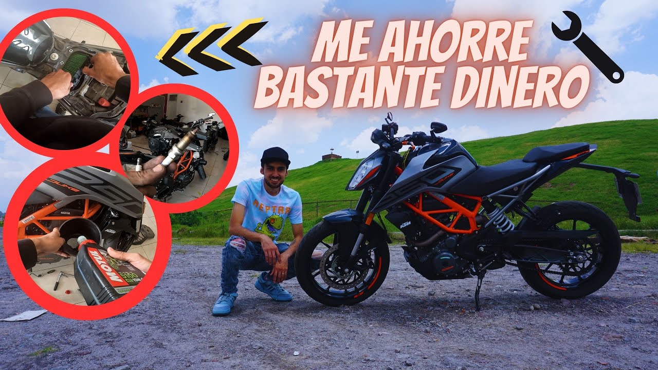 Servicio completo KTM DUKE 250 390 - paso a paso 🔥💯