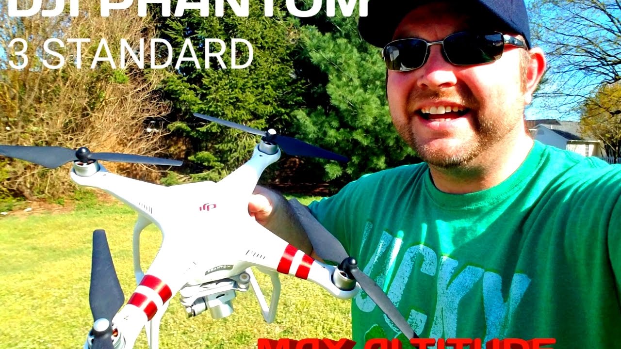 Тест максимальной высоты полета Phantom 3 Standard. Не судите меня.