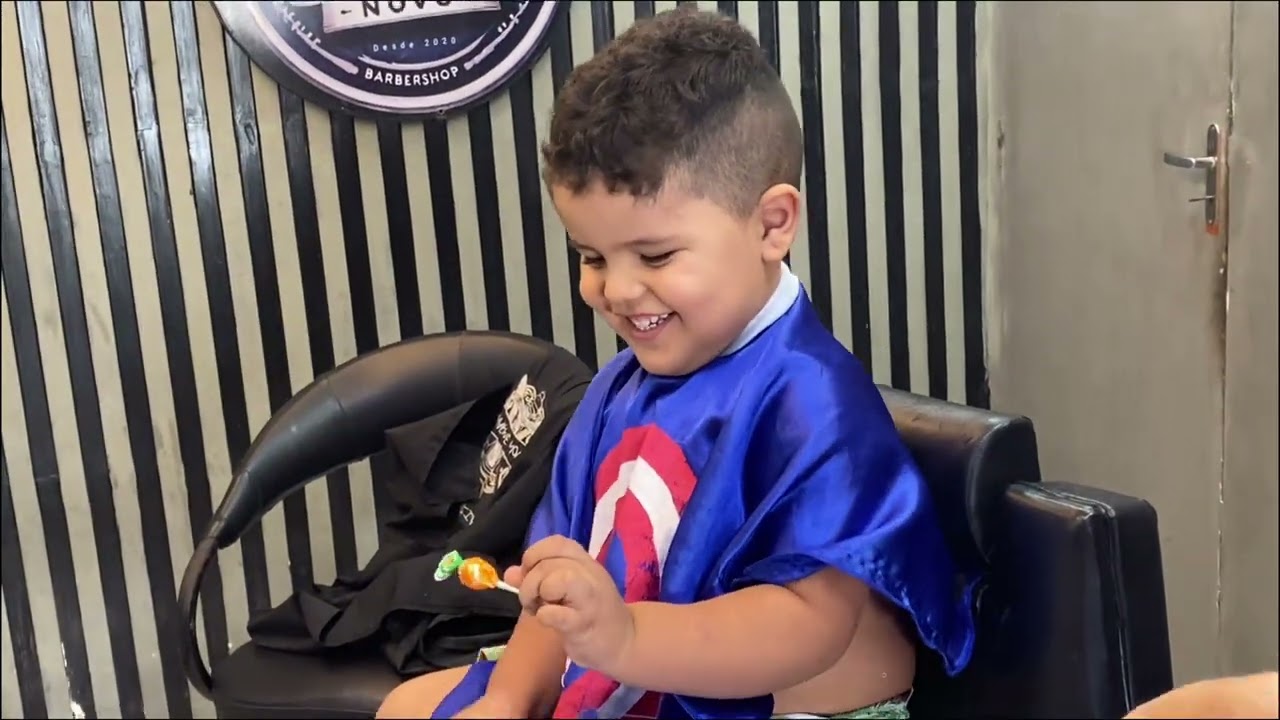 CORTE INFANTIL NA PRÁTICA | Dica para Barbeiros Iniciantes#barbershop #corteinfantil #crianças 