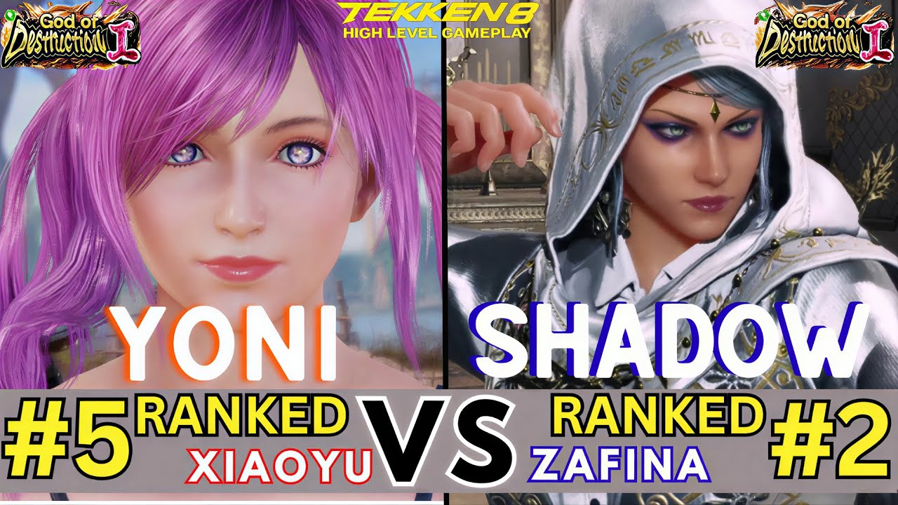 T8 ⚡ Yoni (#5 Ranked Xiaoyu ) vs Shadow (#2 Ranked Zafina ) • High-Level Tekken 8 Pro Player