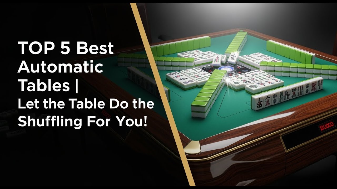 TOP 5 Best Automatic Mahjong Tables 2026 | Let the Table Do the Shuffling for You!